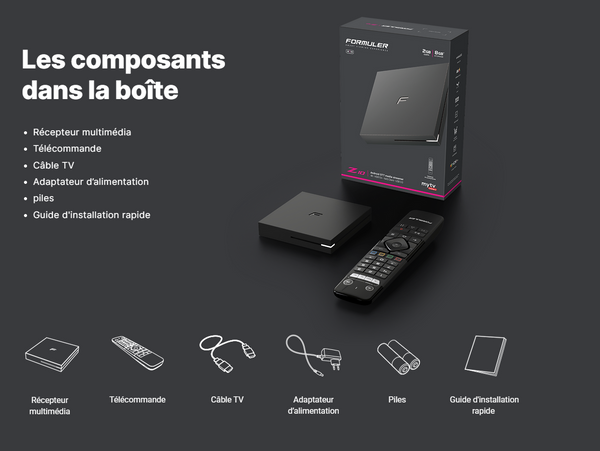 Boîtier Formuler Z10 + abonnement 6 mois GOLD